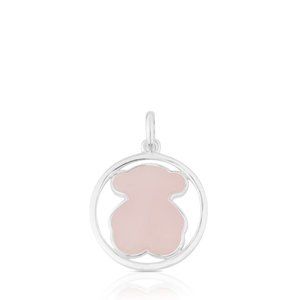 COPY - Silver Camille Pendant with Rose Quartz